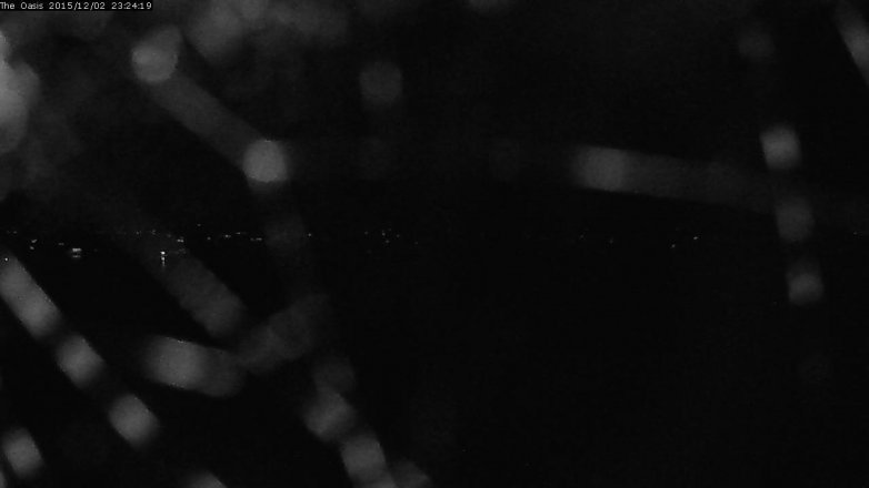 Lake Travis webcam, December 2, 2015 10:30 PM CT