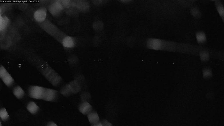 Lake Travis webcam, December 2, 2015 11:35 PM CT