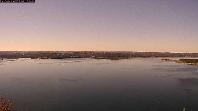 Lake Travis webcam, December 3, 2015 12:30 PM CT