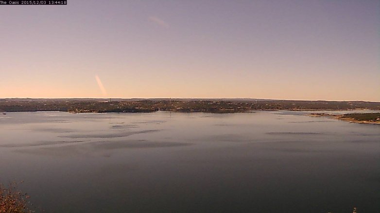 Lake Travis webcam, December 3, 2015 12:50 PM CT