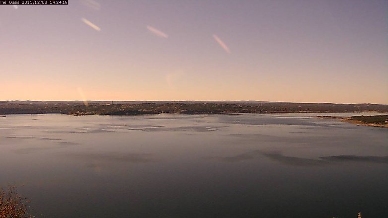 Lake Travis webcam, December 3, 2015 1:30 PM CT