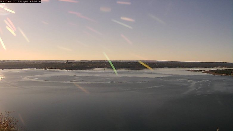 Lake Travis webcam, December 3, 2015 3:00 PM CT