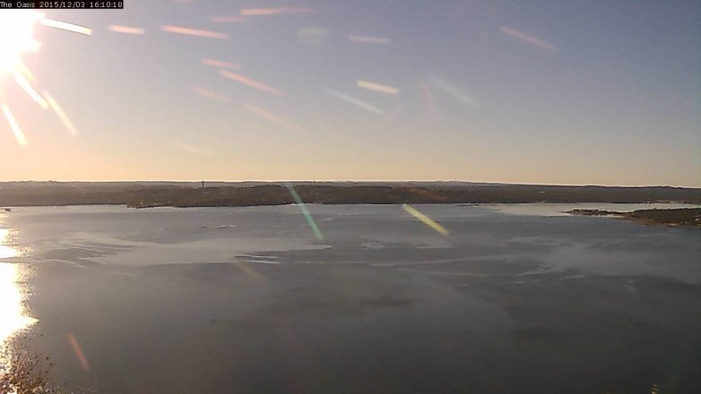 Lake Travis webcam, December 3, 2015 3:15 PM CT