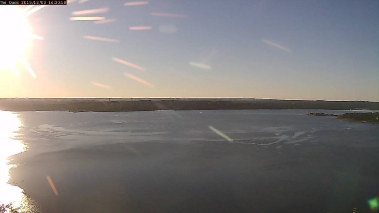 Lake Travis webcam, December 3, 2015 3:40 PM CT