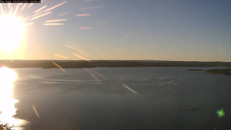 Lake Travis webcam, December 3, 2015 3:55 PM CT