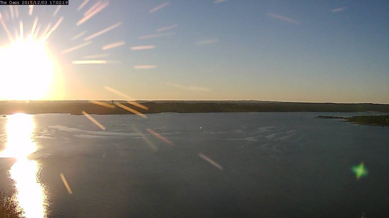 Lake Travis webcam, December 3, 2015 4:10 PM CT