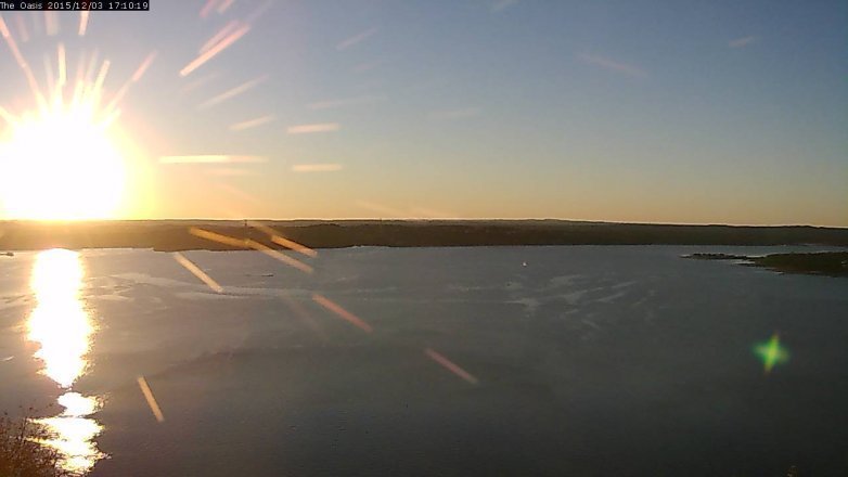 Lake Travis webcam, December 3, 2015 4:15 PM CT