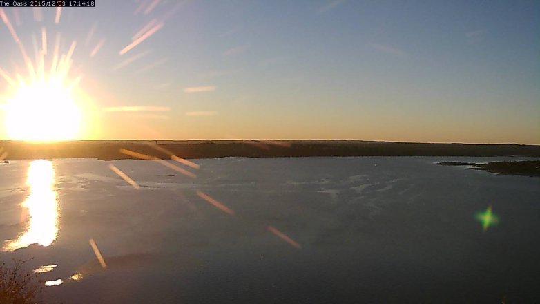 Lake Travis webcam, December 3, 2015 4:20 PM CT