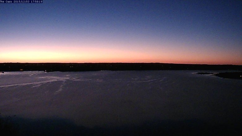 Lake Travis webcam, December 3, 2015 5:05 PM CT
