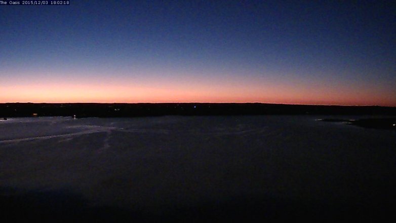 Lake Travis webcam, December 3, 2015 5:10 PM CT
