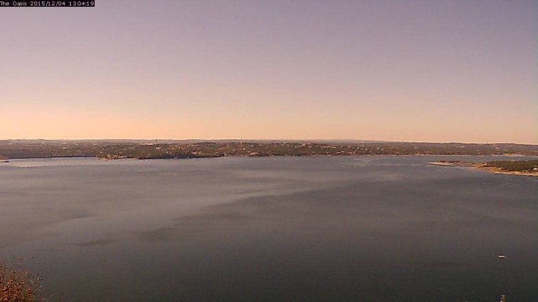 Lake Travis webcam, December 4, 2015 12:10 PM CT