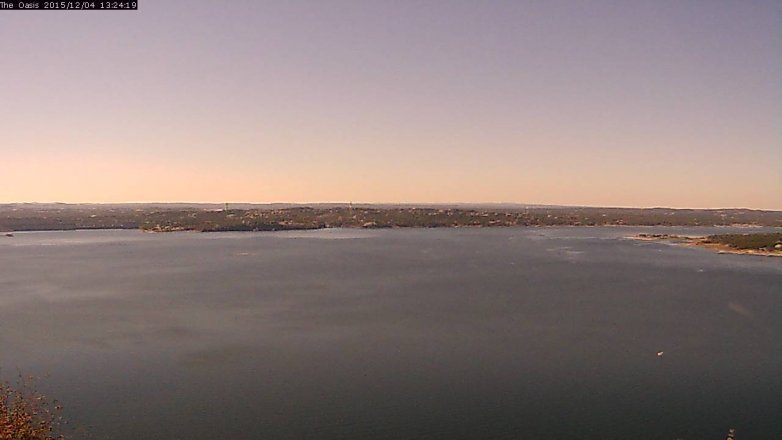 Lake Travis webcam, December 4, 2015 12:30 PM CT