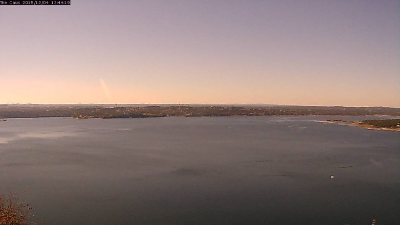 Lake Travis webcam, December 4, 2015 12:50 PM CT