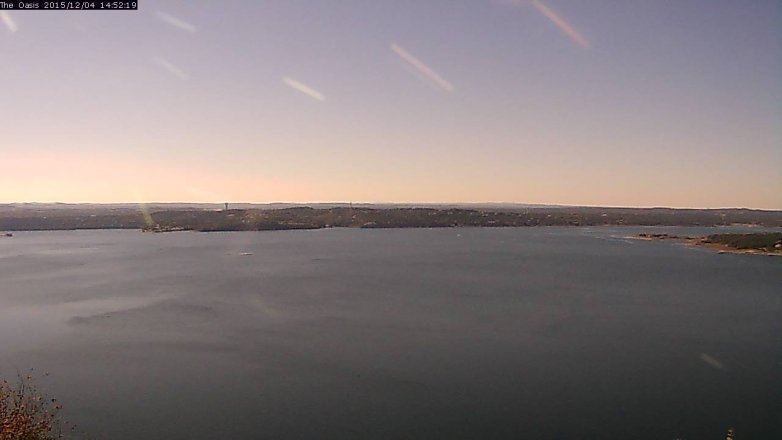 Lake Travis webcam, December 4, 2015 2:00 PM CT