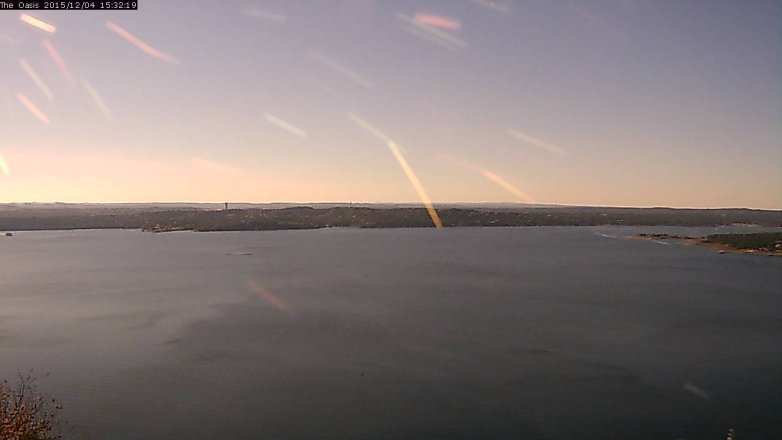 Lake Travis webcam, December 4, 2015 2:40 PM CT