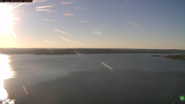 Lake Travis webcam, December 4, 2015 3:40 PM CT