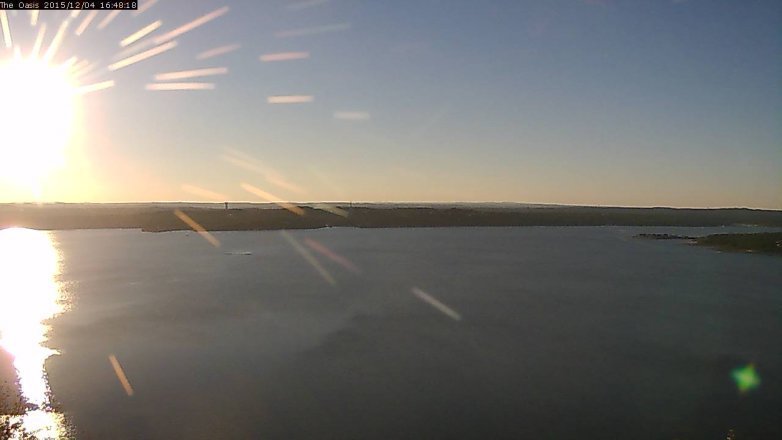 Lake Travis webcam, December 4, 2015 3:55 PM CT