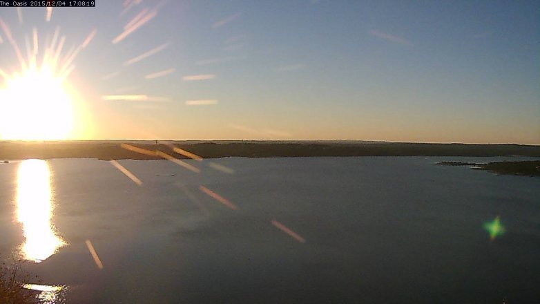 Lake Travis webcam, December 4, 2015 4:15 PM CT