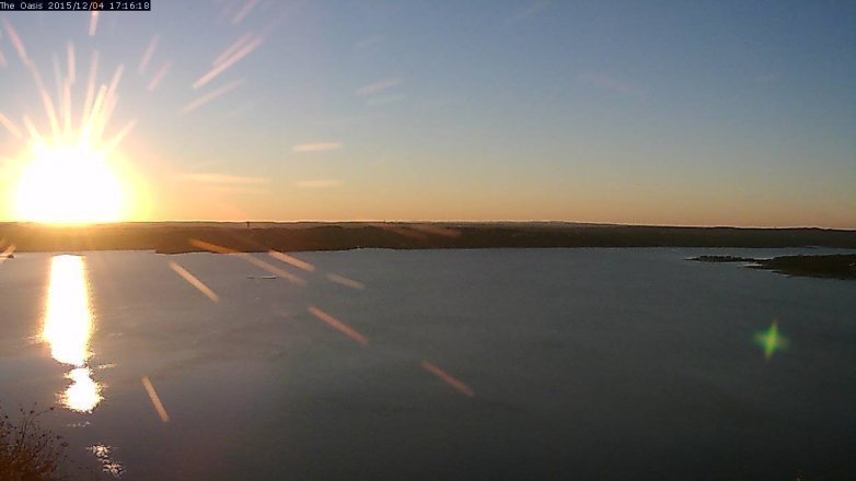 Lake Travis webcam, December 4, 2015 4:25 PM CT