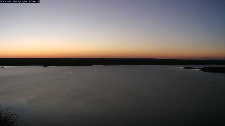 Lake Travis webcam, December 4, 2015 4:50 PM CT