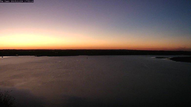 Lake Travis webcam, December 4, 2015 5:00 PM CT
