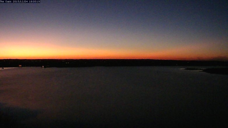 Lake Travis webcam, December 4, 2015 5:05 PM CT