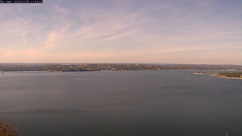 Lake Travis webcam, December 5, 2015 11:05 AM CT