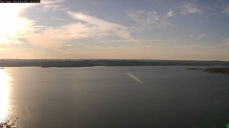 Lake Travis webcam, December 5, 2015 3:30 PM CT