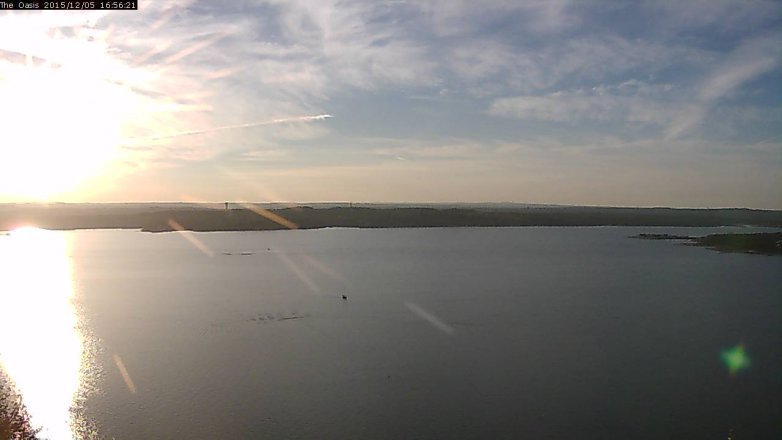Lake Travis webcam, December 5, 2015 4:00 PM CT