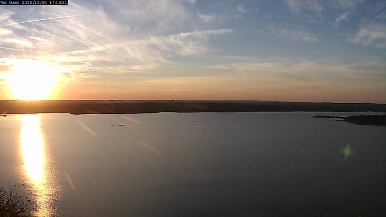 Lake Travis webcam, December 5, 2015 4:25 PM CT