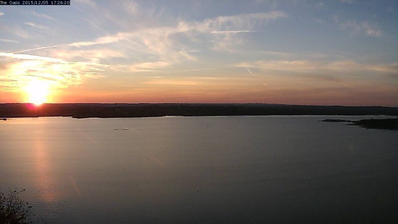 Lake Travis webcam, December 5, 2015 4:35 PM CT