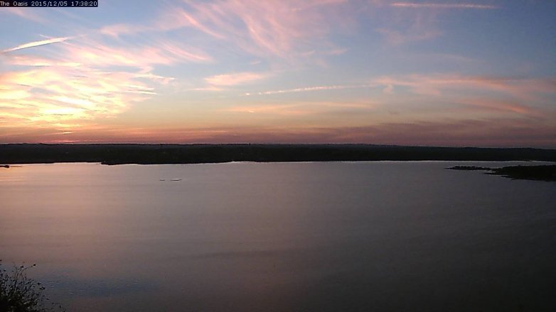 Lake Travis webcam, December 5, 2015 4:45 PM CT