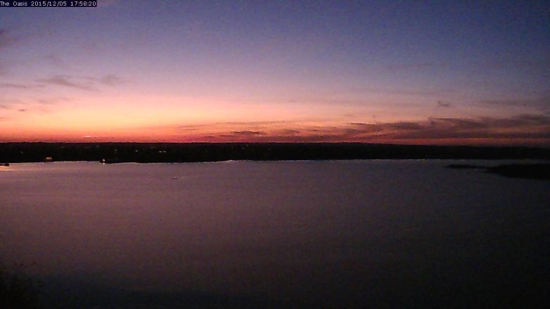 Lake Travis webcam, December 5, 2015 5:05 PM CT