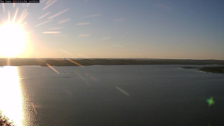 Lake Travis webcam, December 6, 2015 4:05 PM CT