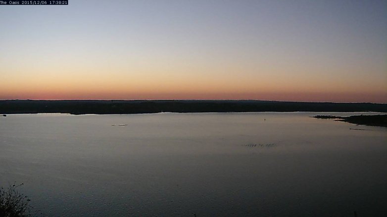 Lake Travis webcam, December 6, 2015 4:45 PM CT