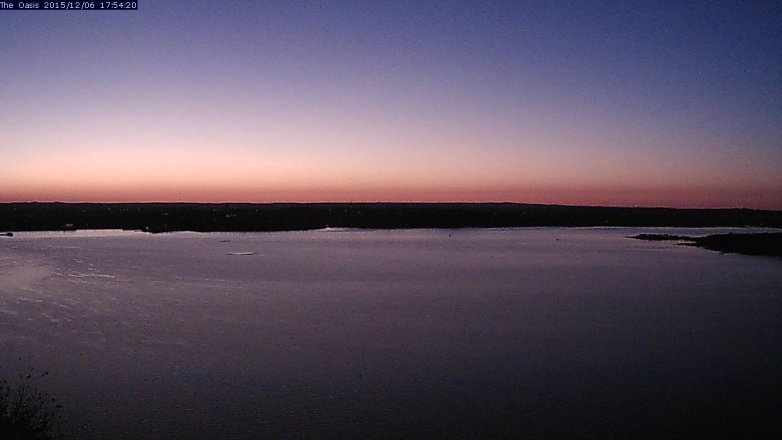 Lake Travis webcam, December 6, 2015 5:00 PM CT