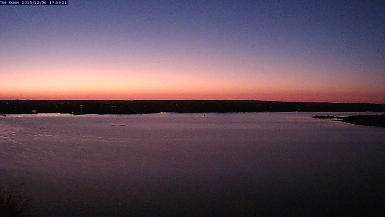 Lake Travis webcam, December 6, 2015 5:05 PM CT