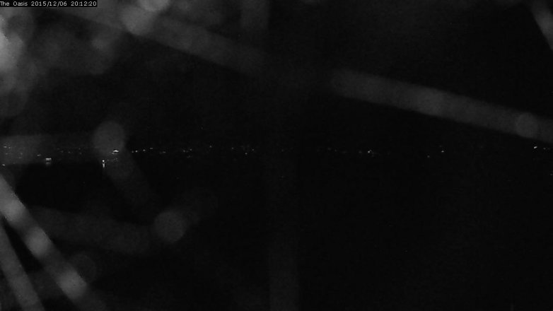 Lake Travis webcam, December 6, 2015 7:20 PM CT
