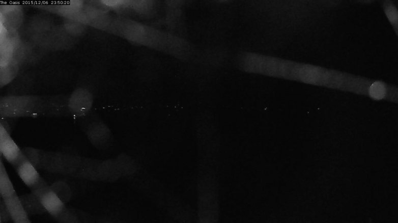 Lake Travis webcam, December 6, 2015 10:55 PM CT