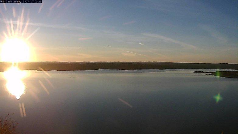 Lake Travis webcam, December 7, 2015 4:20 PM CT