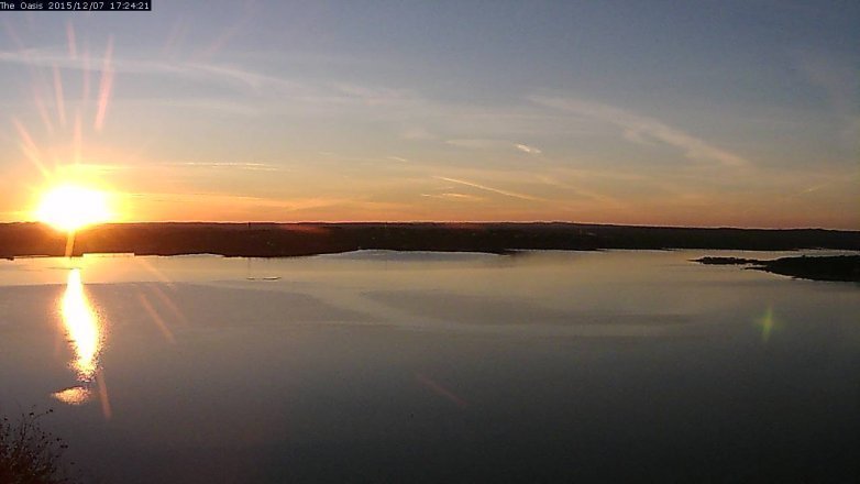 Lake Travis webcam, December 7, 2015 4:30 PM CT
