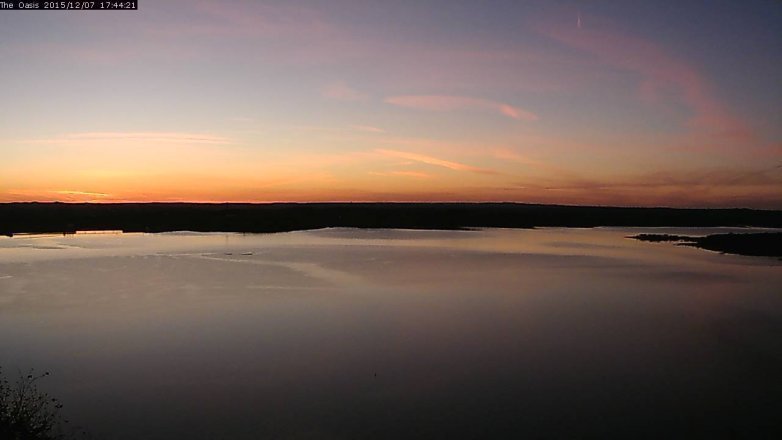 Lake Travis webcam, December 7, 2015 4:50 PM CT