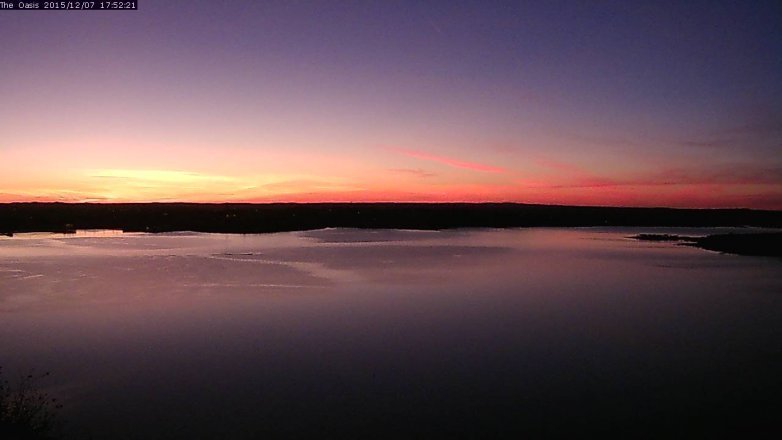 Lake Travis webcam, December 7, 2015 5:00 PM CT