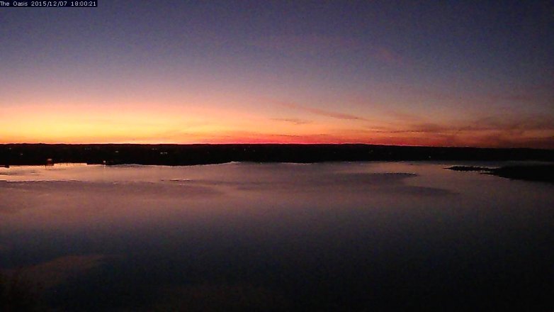 Lake Travis webcam, December 7, 2015 5:10 PM CT