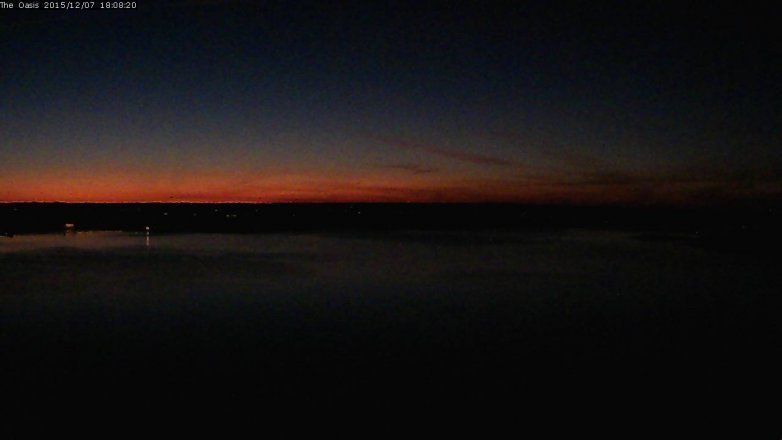 Lake Travis webcam, December 7, 2015 5:15 PM CT