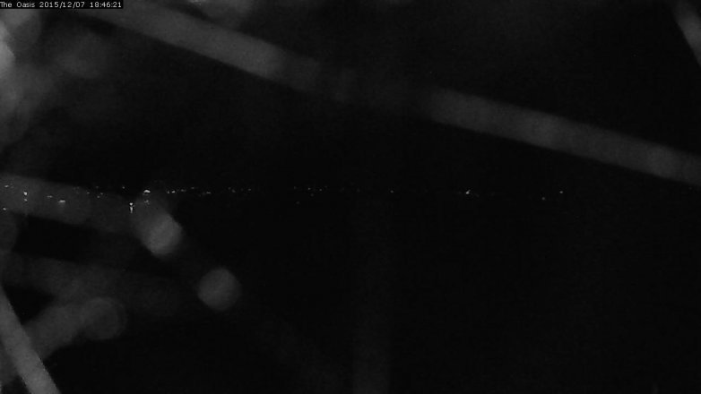 Lake Travis webcam, December 7, 2015 5:55 PM CT