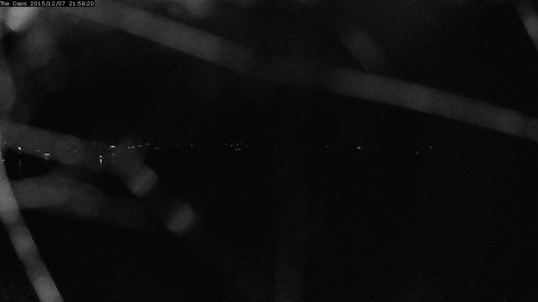 Lake Travis webcam, December 7, 2015 9:05 PM CT