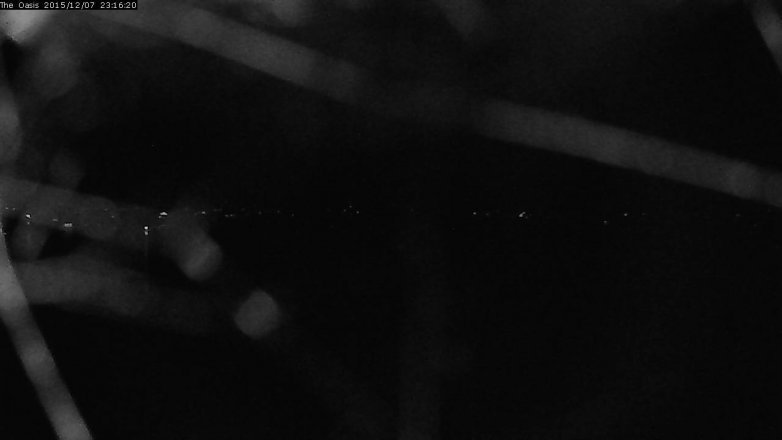 Lake Travis webcam, December 7, 2015 10:25 PM CT