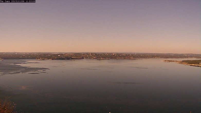 Lake Travis webcam, December 8, 2015 10:30 AM CT