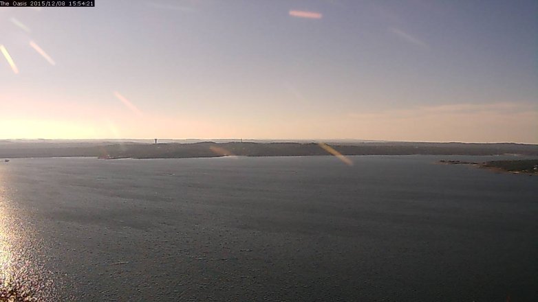 Lake Travis webcam, December 8, 2015 3:00 PM CT